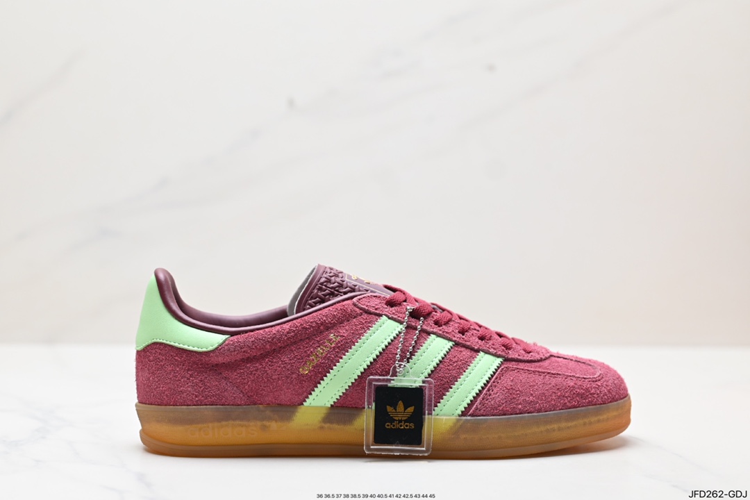 Ad Originals Gazelle Indoor clover retro casual non-slip wear-resistant low-top shoes HQ8714