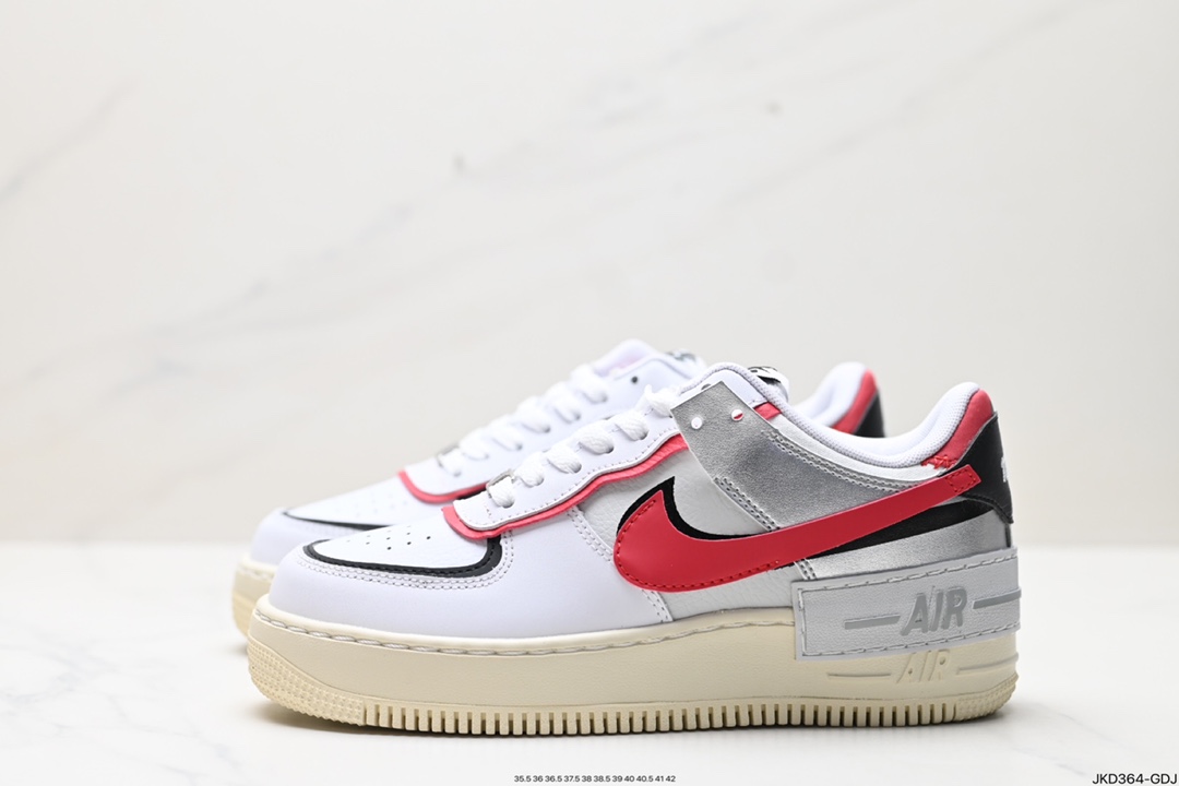 NIKE WMNS Air Force 1 Shadow new girl deconstruction design FN6335-100