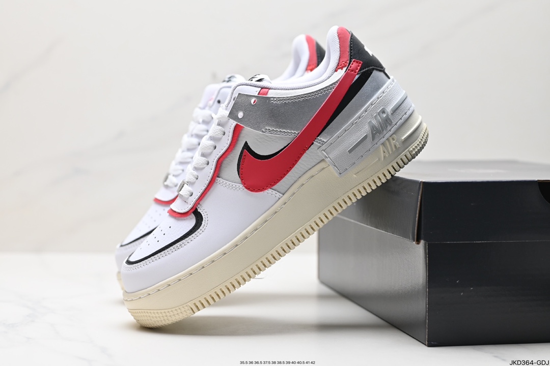 NIKE WMNS Air Force 1 Shadow new girl deconstruction design FN6335-100