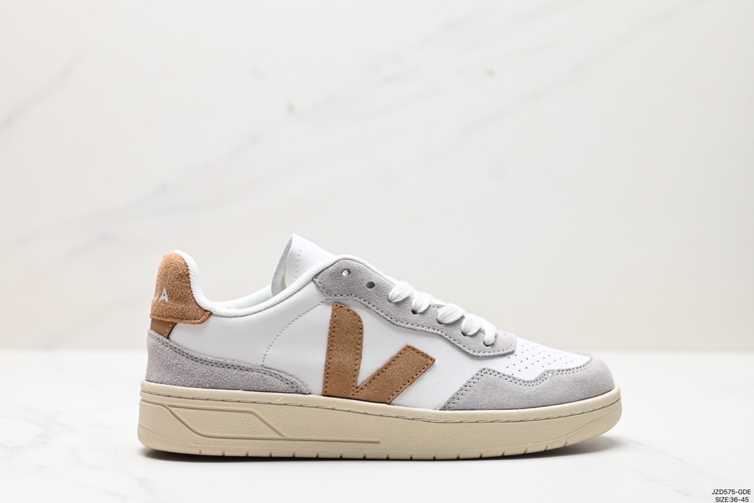 Veja Sapatos de Skate Tênis Branco Colecção Primavera