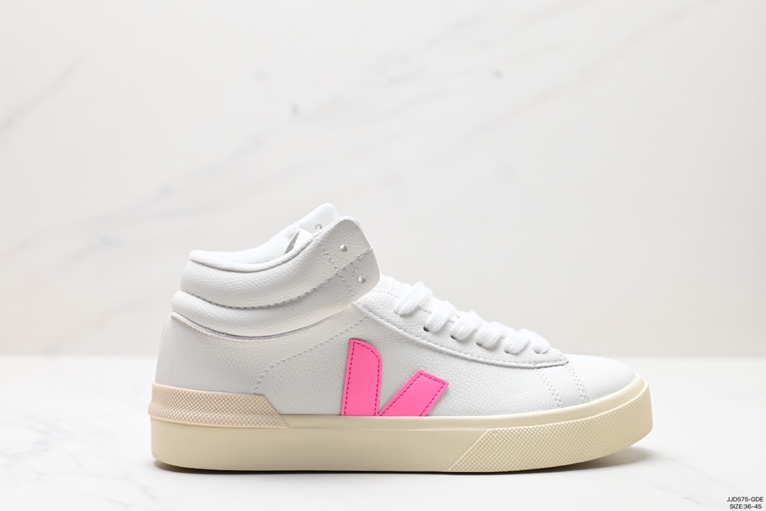 Veja Skateboard Shoes Sneakers White Spring Collection Mid Tops