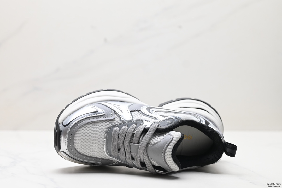 European station 2024 Zhao Lusi same style dad shoes women's thick bottom heightening sports casual shoes women's running shoes trendy European goods