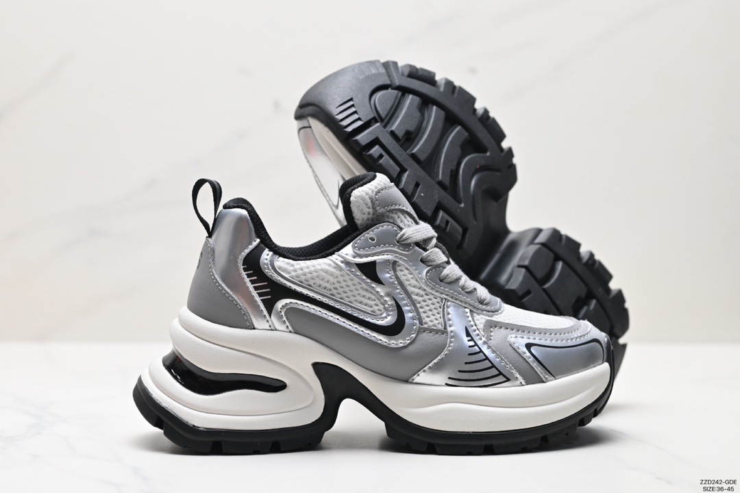 European station 2024 Zhao Lusi same style dad shoes women's thick bottom heightening sports casual shoes women's running shoes trendy European goods