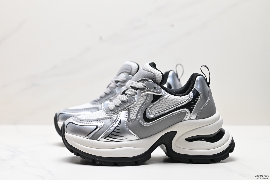 European station 2024 Zhao Lusi same style dad shoes women's thick bottom heightening sports casual shoes women's running shoes trendy European goods