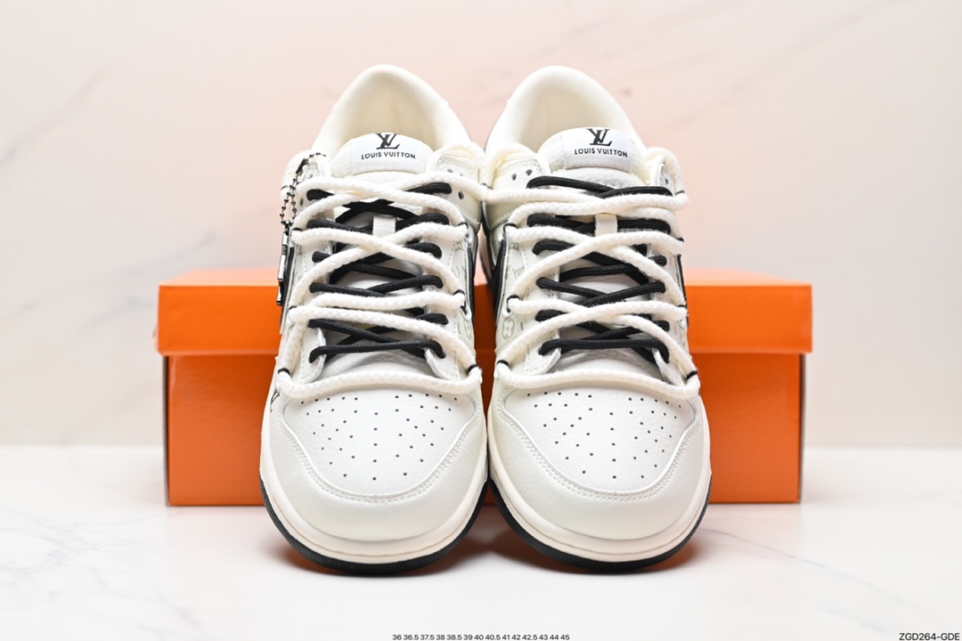Nike SB Dunk Low x Louis Vuitton Pure Original Factory Product SJ2068-243