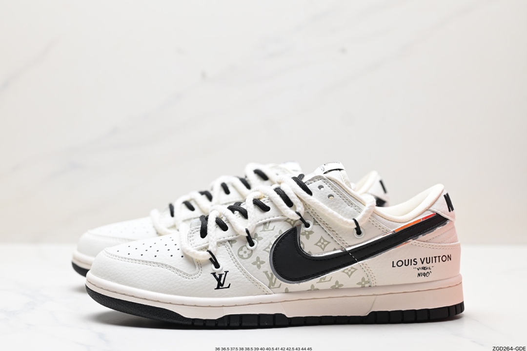 Nike SB Dunk Low x Louis Vuitton Pure Original Factory Product SJ2068-243