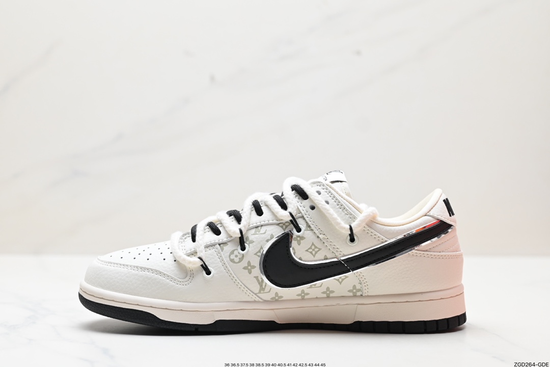Nike SB Dunk Low x Louis Vuitton Pure Original Factory Product SJ2068-243