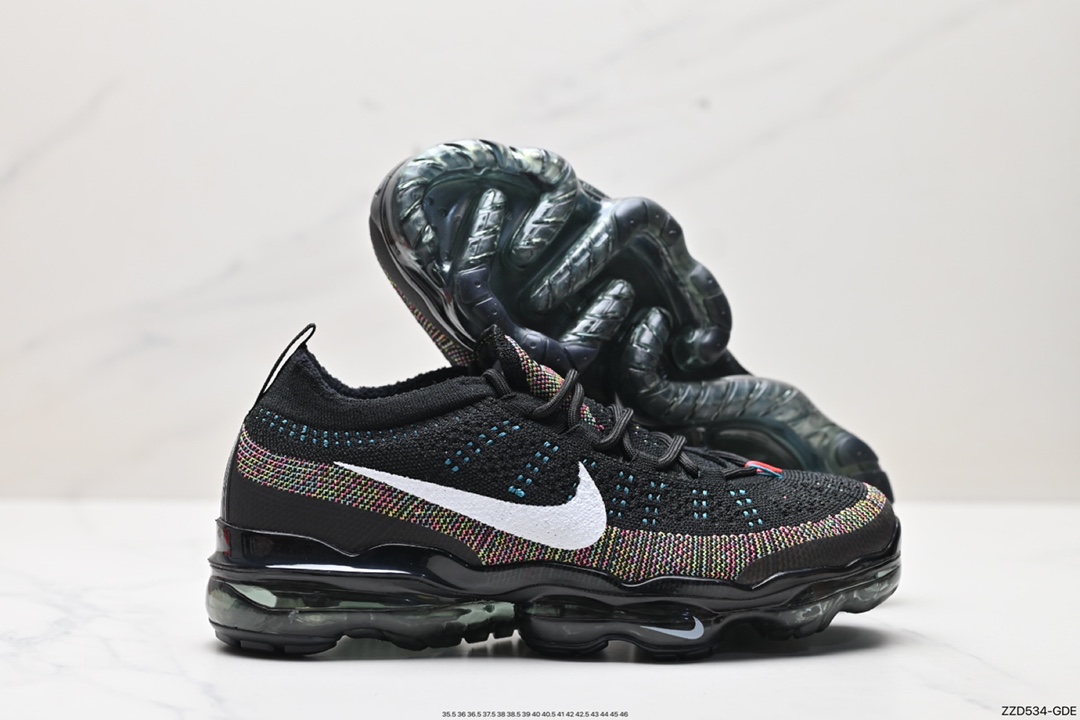 Nk Vapormax 2023 Flyknit 2023 flying woven breathable leisure full palm air cushion running shoes DV1678-008