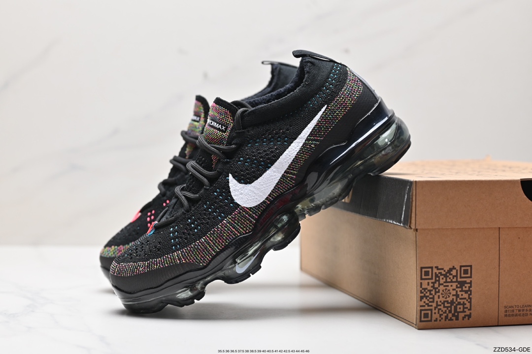 Nk Vapormax 2023 Flyknit 2023 flying woven breathable leisure full palm air cushion running shoes DV1678-008