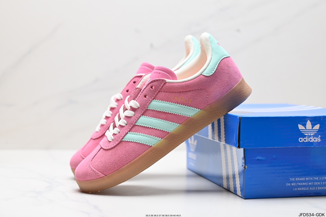 adidas Originals Gazelle INdoor clover casual non-slip wear-resistant low-top sneakers IH5015