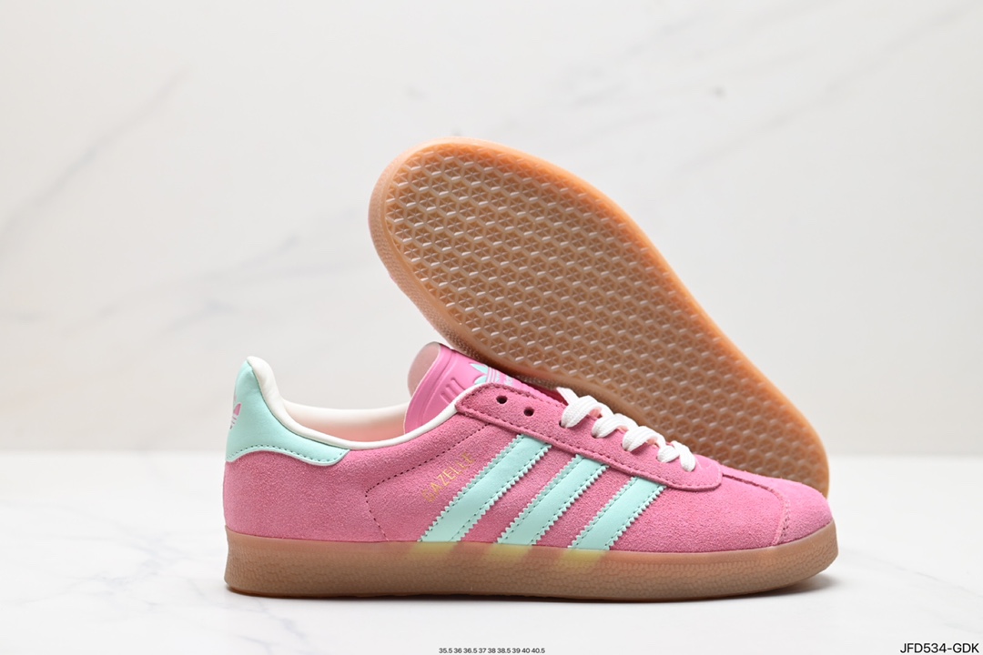 adidas Originals Gazelle INdoor clover casual non-slip wear-resistant low-top sneakers IH5015
