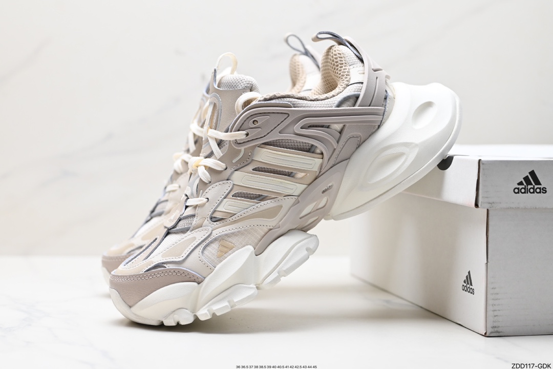 Adidas XLG RUNNER DELUXE series low-top daddy style heightened retro neutral casual sports jogging shoes IH7796