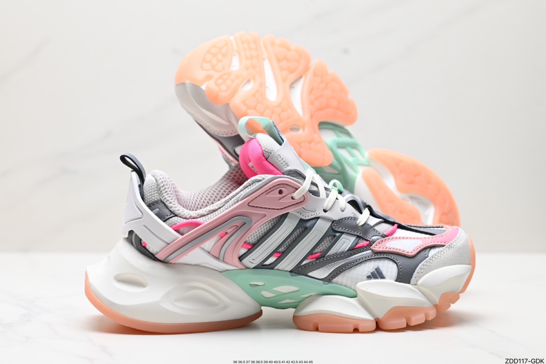 Adidas XLG RUNNER DELUXE series low-top daddy style heightened retro neutral casual sports jogging shoes IH7796