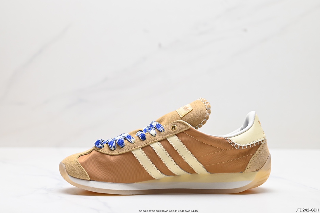 170 阿迪达斯 Adidas WB Country 生胶底 秀气大方的鞋型  GW1388