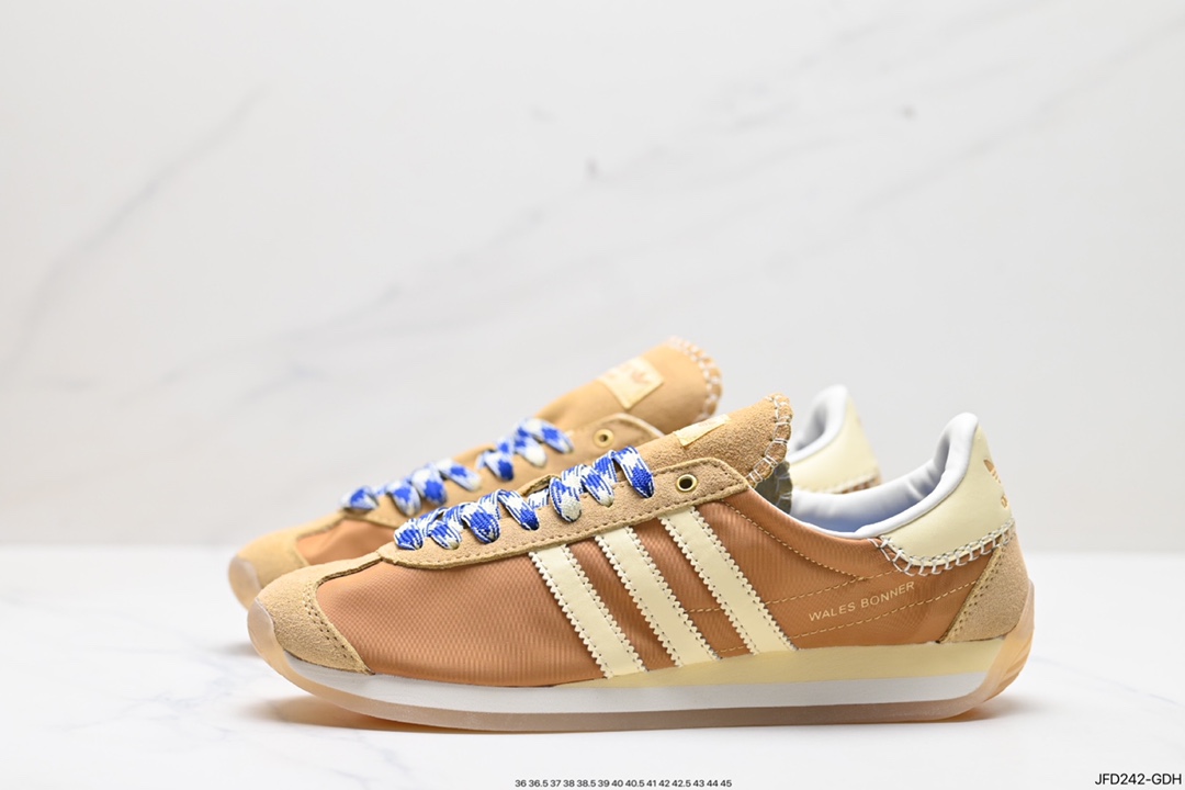 170 阿迪达斯 Adidas WB Country 生胶底 秀气大方的鞋型  GW1388