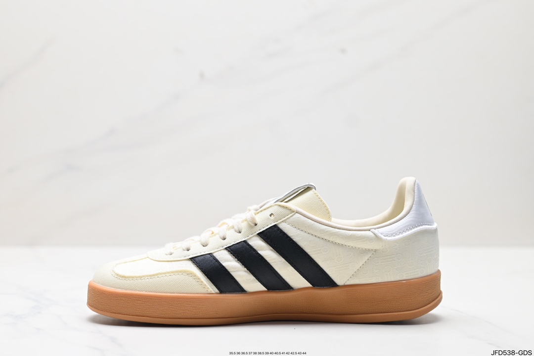 170 adidas Gazzelle Indoor 三叶草休闲防滑耐磨低帮板鞋  IG3677