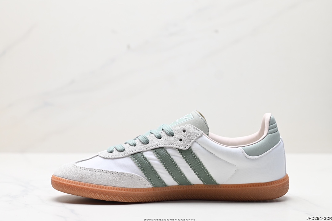 190 阿迪达斯三叶草Adidas Originals Samba Vegan OG”SPD”桑巴舞板鞋 ID0492