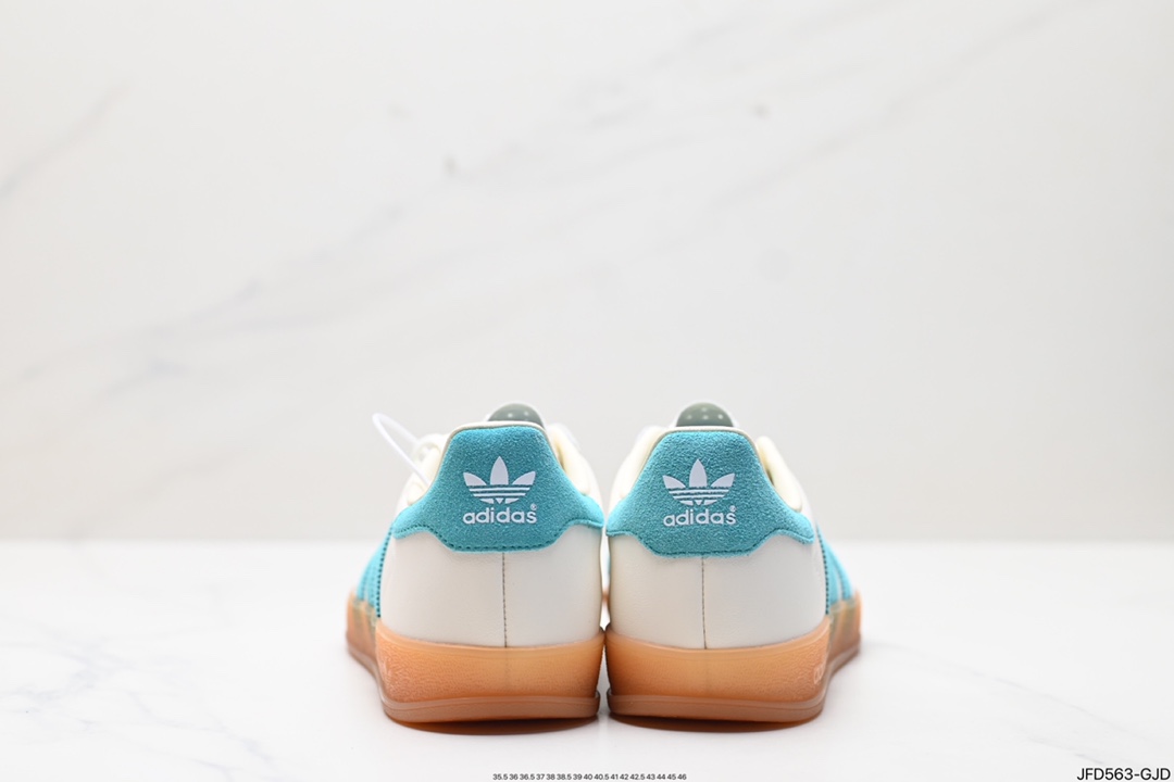 170 adidas Originals Gazelle INdoor 三叶草休闲防滑耐磨低帮板鞋  JI2583