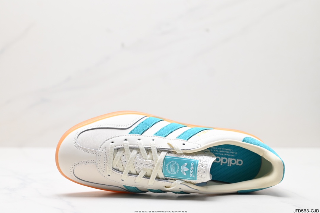 170 adidas Originals Gazelle INdoor 三叶草休闲防滑耐磨低帮板鞋  JI2583