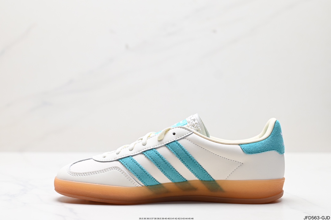 170 adidas Originals Gazelle INdoor 三叶草休闲防滑耐磨低帮板鞋  JI2583