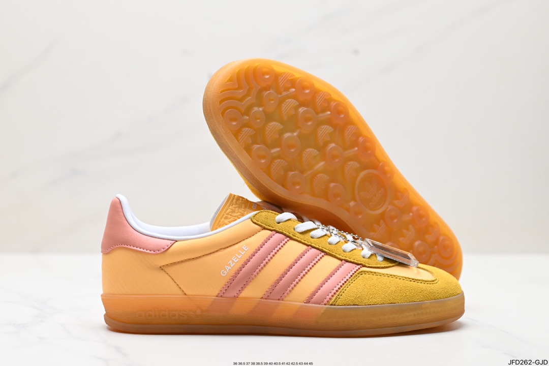 170 阿迪达斯Adidas Originals Gazelle Indoor 三叶草复古防滑耐磨低帮板鞋 LE2959