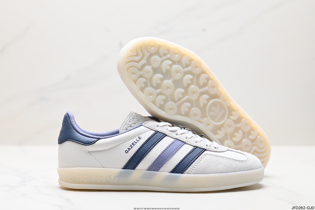 170 阿迪达斯Adidas Originals Gazelle Indoor 三叶草复古防滑耐磨低帮板鞋 LE2959