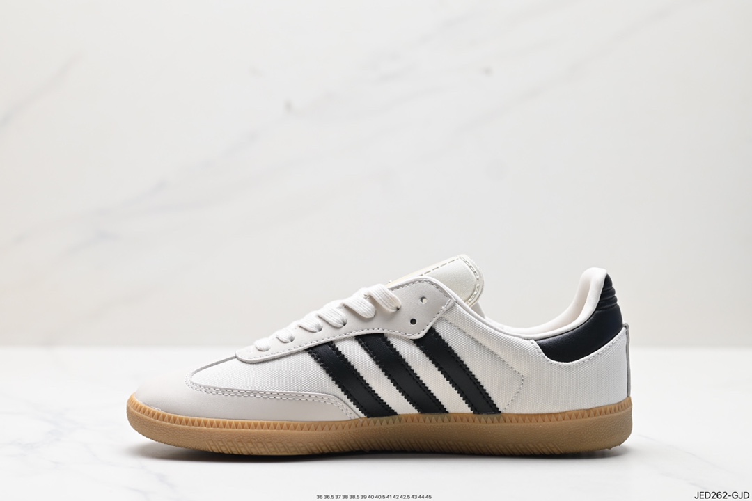 150 阿迪达斯三叶草Adidas Originals Samba Vegan OG”SPD”桑巴舞板鞋 CQ2151