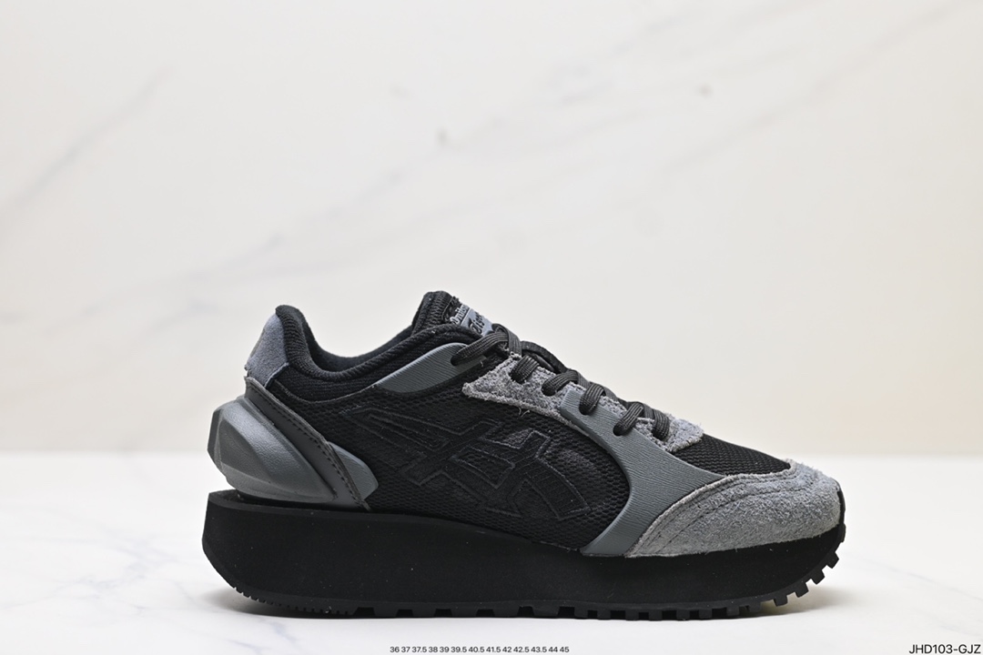 Onitsuka Tiger Shoes Sneakers Black Grey Unisex Women