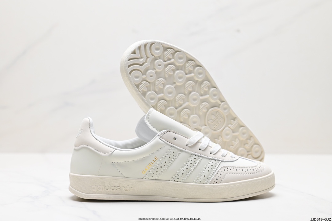 130 adlidas originals Gazelle Indoor ”棕白“  lE8407