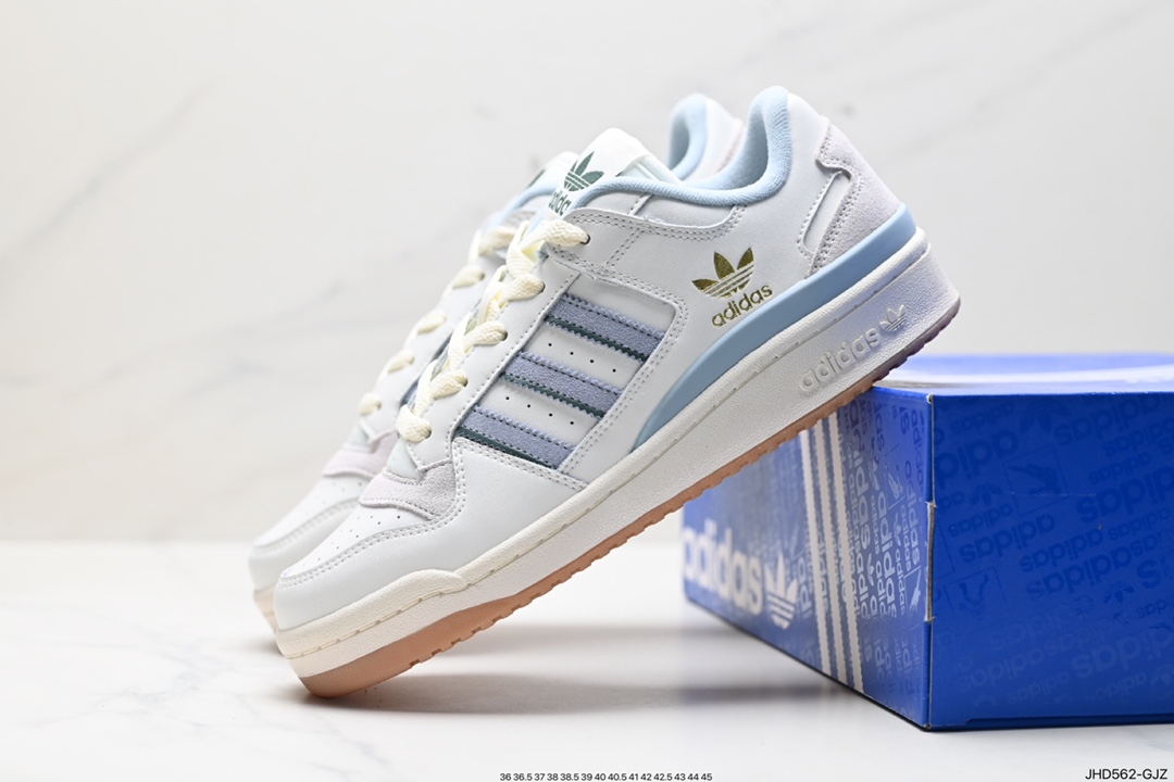 190 Adidas Forum LOW CL三叶草低邦 经典魔术贴复古板鞋 IG3901