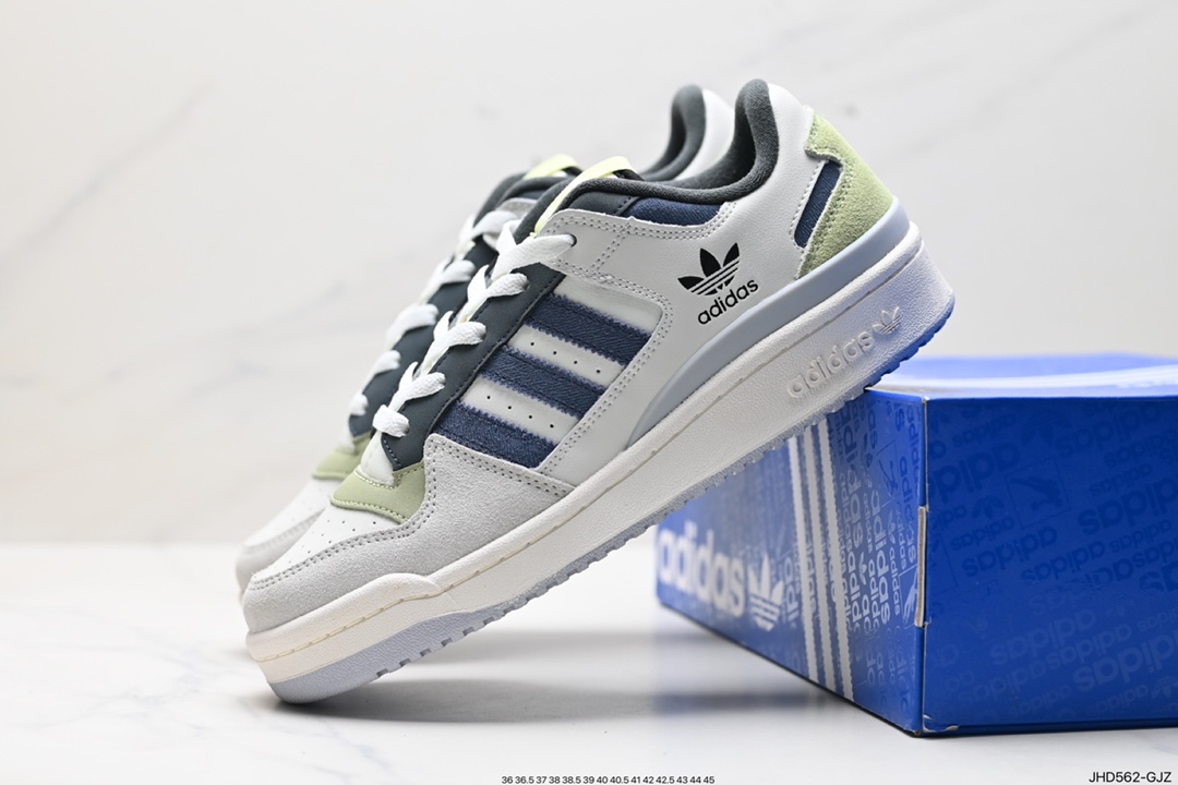 190 Adidas Forum LOW CL三叶草低邦 经典魔术贴复古板鞋 IG3901