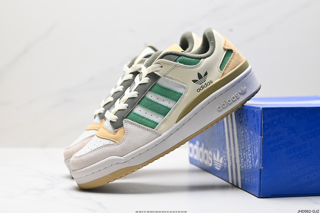 190 Adidas Forum LOW CL三叶草低邦 经典魔术贴复古板鞋 IG3901