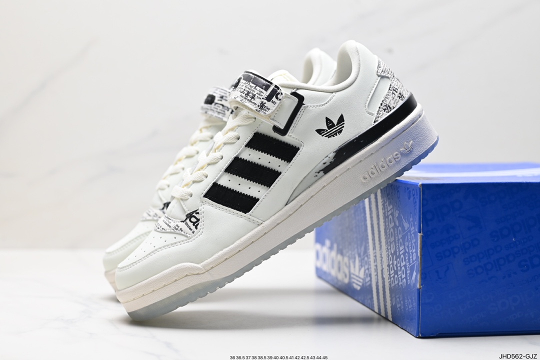 190 Adidas Forum LOW CL三叶草低邦 经典魔术贴复古板鞋 IG3901