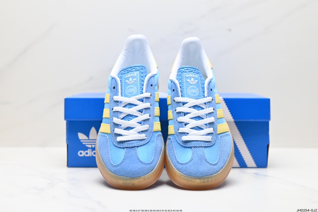 190 阿迪达斯Adidas Originals Gazelle Indoor 三叶草复古防滑耐磨低帮板鞋 HO6259