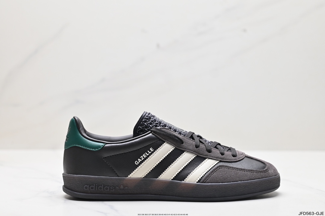 170 adidas Originals Gazelle INdoor 三叶草休闲防滑耐磨低帮板鞋 IH0374