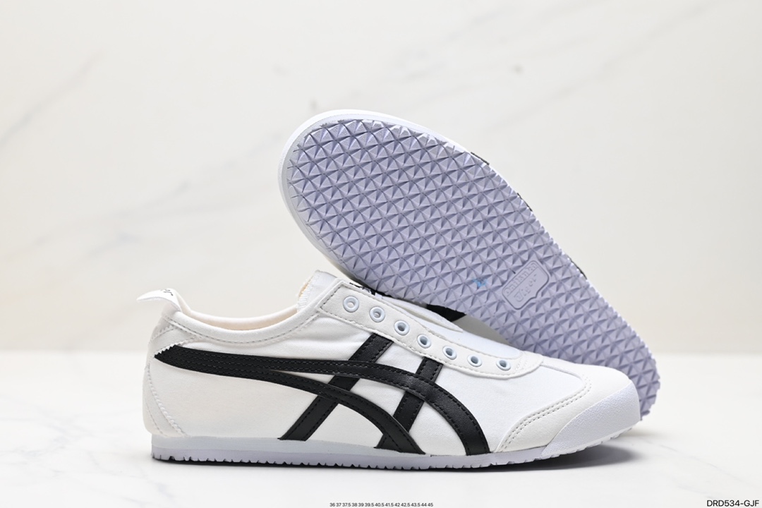 110 Onitsuka Tiger鬼冢虎 Mexico 66 Slip-on 一脚蹬低帮夏季透气运动休闲鞋 D342Q-0190