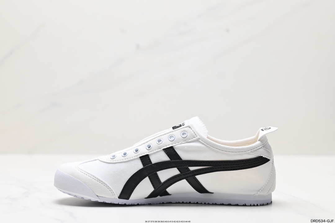 110 Onitsuka Tiger鬼冢虎 Mexico 66 Slip-on 一脚蹬低帮夏季透气运动休闲鞋 D342Q-0190