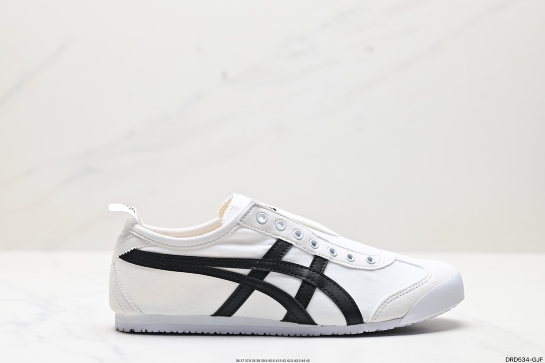 110 Onitsuka Tiger鬼冢虎 Mexico 66 Slip-on 一脚蹬低帮夏季透气运动休闲鞋 D342Q-0190