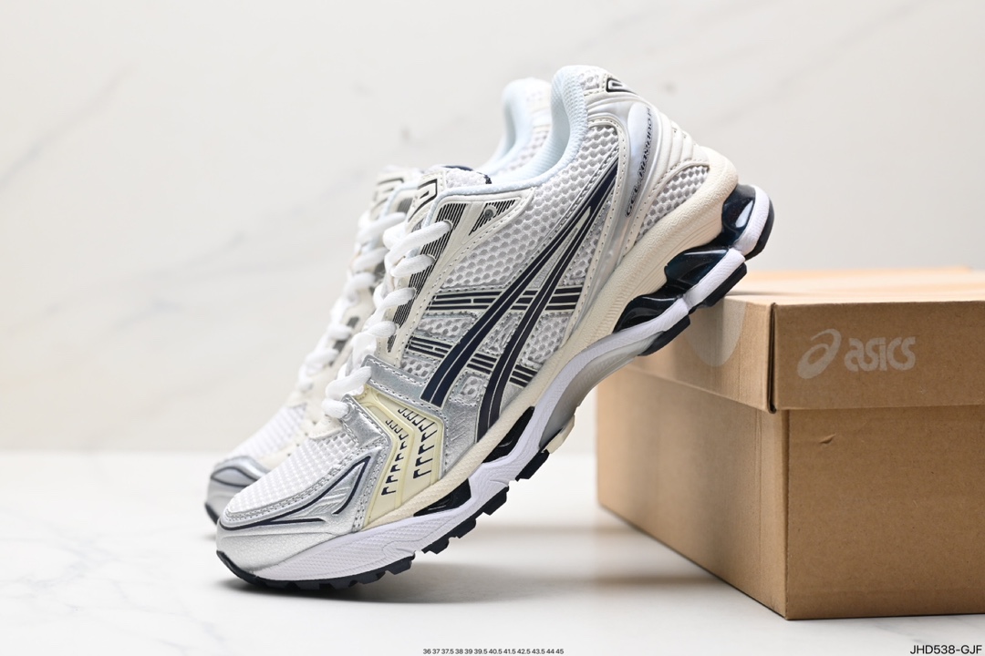 190 ASICS KAYANO 14亚瑟士 透气网户外越野休闲运动跑步鞋 1201A457-101