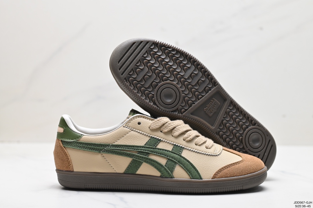 120 亚瑟士 Onitsuka Tiger Tokuten 布面 复古低帮休闲跑鞋 1183C068-250