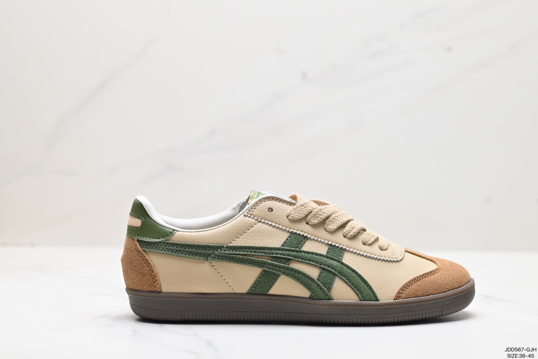 120 亚瑟士 Onitsuka Tiger Tokuten 布面 复古低帮休闲跑鞋 1183C068-250