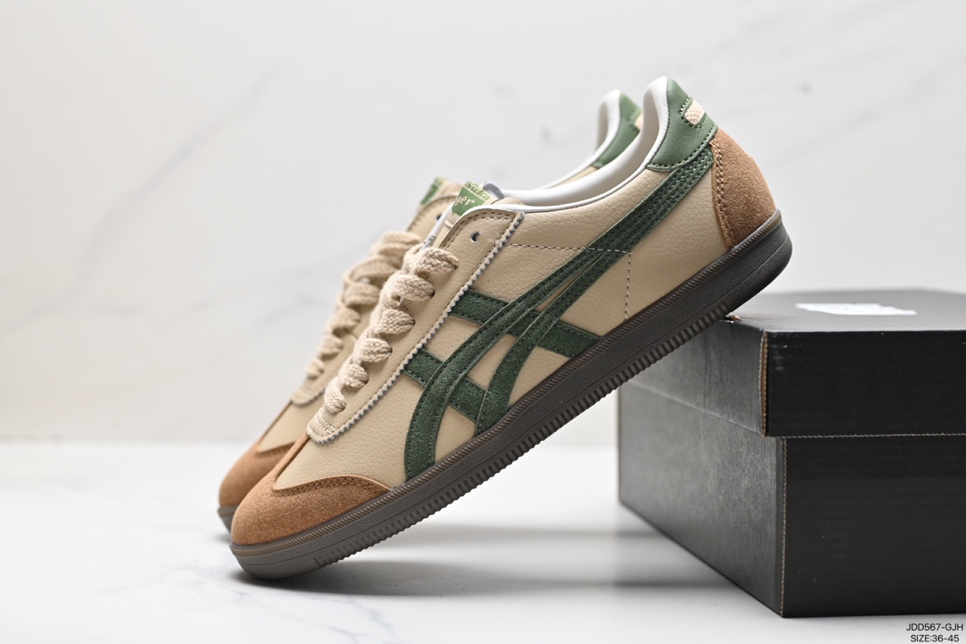 120 亚瑟士 Onitsuka Tiger Tokuten 布面 复古低帮休闲跑鞋 1183C068-250