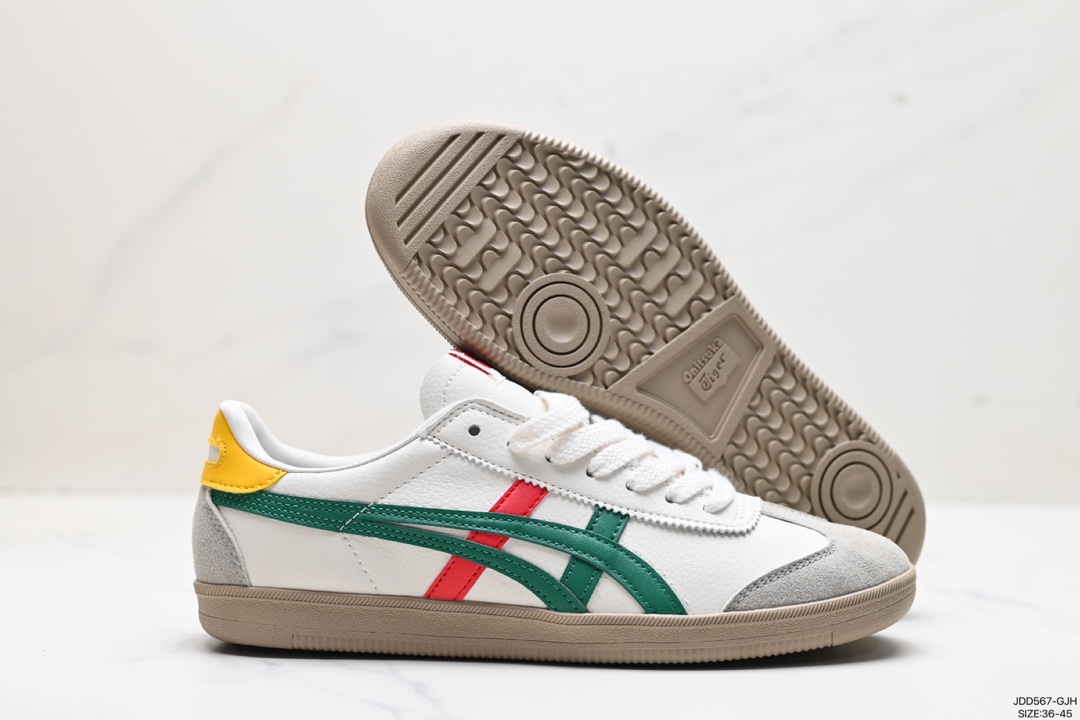 120 亚瑟士 Onitsuka Tiger Tokuten 布面 复古低帮休闲跑鞋 1183C068-250