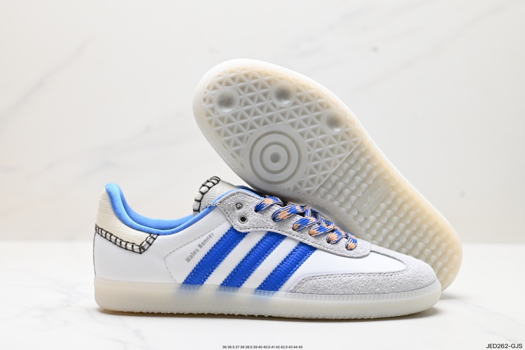Adidas WB Samba Samba Series Gentleman German Training Football Style All-match Low-top Casual Sports Shoes GY5068