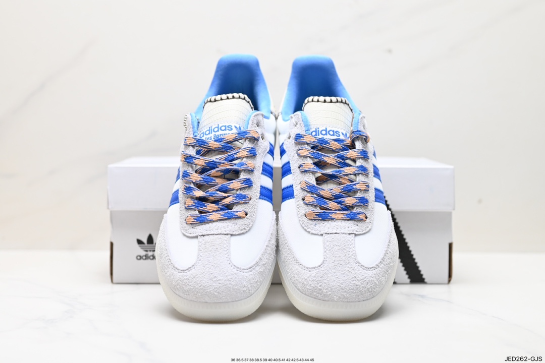 Adidas WB Samba Samba Series Gentleman German Training Football Style All-match Low-top Casual Sports Shoes GY5068
