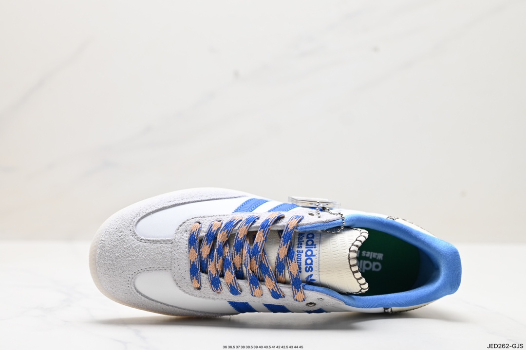Adidas WB Samba Samba Series Gentleman German Training Football Style All-match Low-top Casual Sports Shoes GY5068