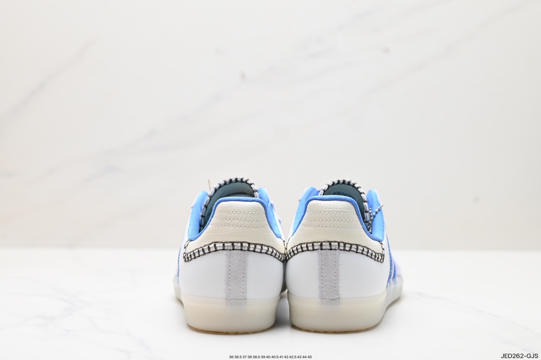 Adidas WB Samba Samba Series Gentleman German Training Football Style All-match Low-top Casual Sports Shoes GY5068