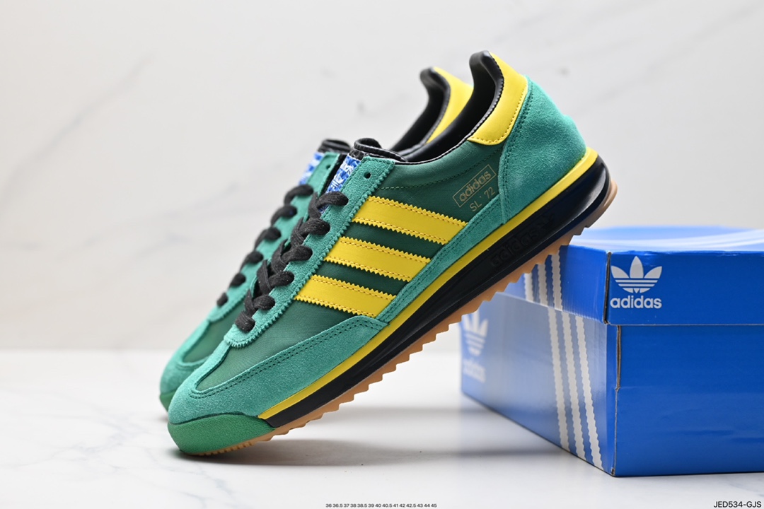 SFTM x AD Originals Shadowturf black and white Adidas joint trendy retro sports casual shoes IG2132