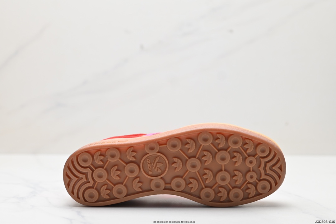 Ad Originals Gazelle Bold clover thick sole casual non-slip wear-resistant low-top sneakers IH7496