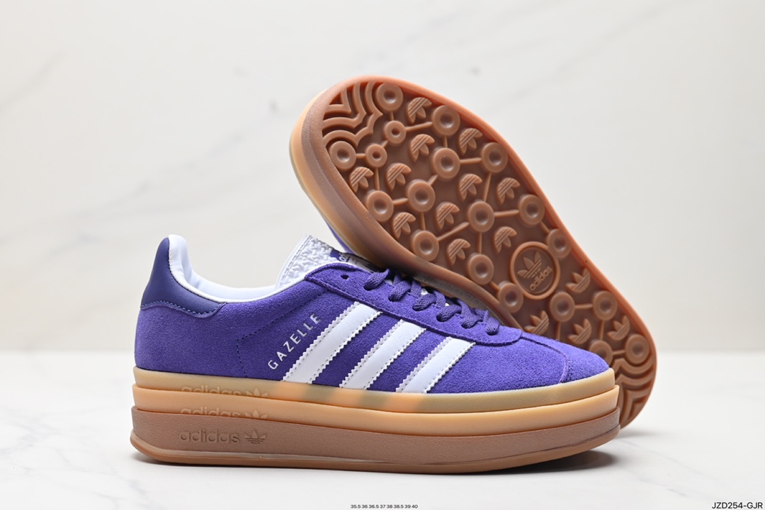 Adidas Originals Gazelle Bold W antelope purple rubber sole IE0419